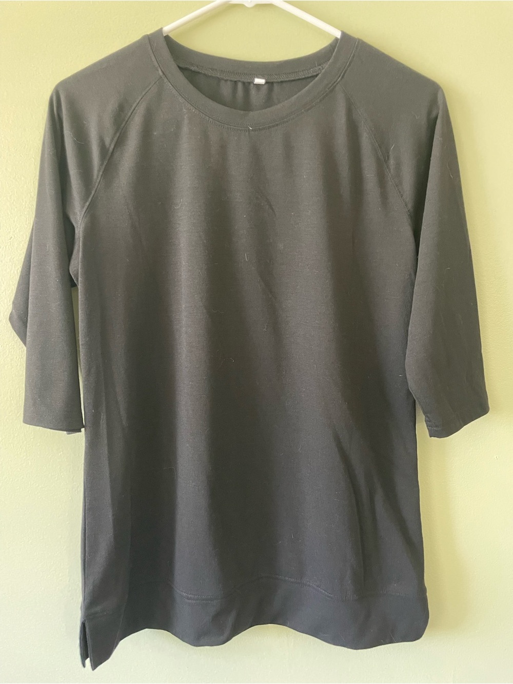 Classic Black Short-Sleeve Crewneck Tee